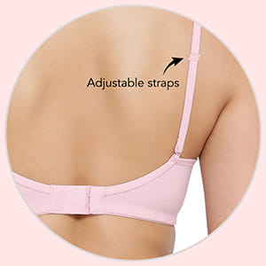 XXYX Lingerie Padded Non-Wired Full Coverage Multiway T-Shirt Bra In Black product view 6